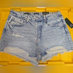 #24 Wild Fable Blue Jean Shorts Distressed Cut-Off Style